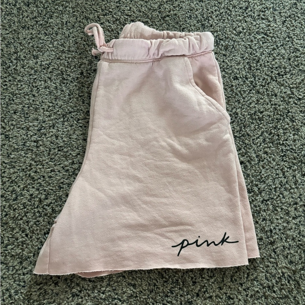 PINK light pink sweatshorts